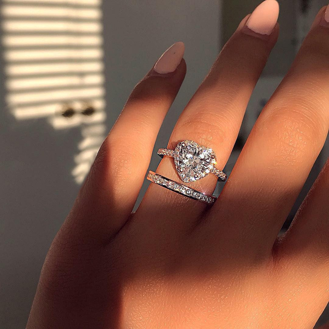 Alice, 925 Sterling Silver Heart Ring