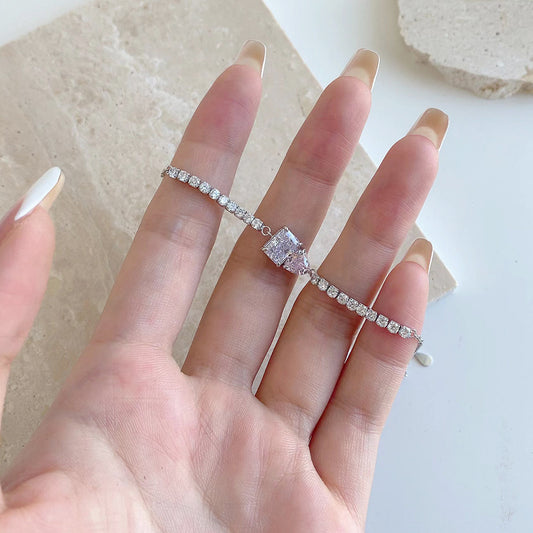 Quinn, 925 Sterling Silver Tennis Bracelet