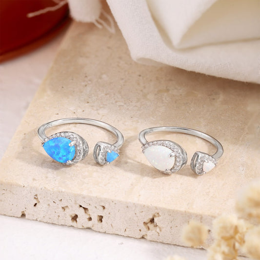 Gracelyn, 925 Sterling Silver Opal Ring