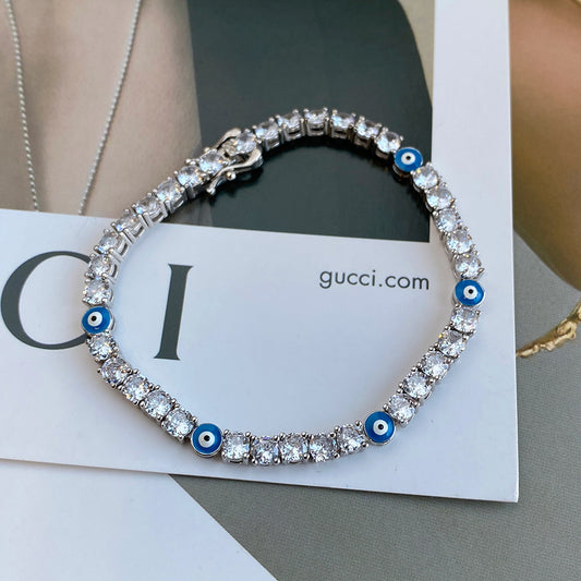 Saige, 925 Sterling Silver Tennis Bracelet