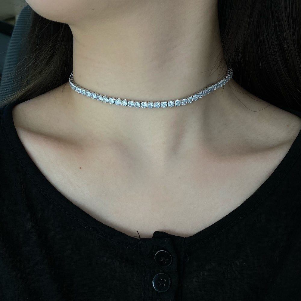 Alison, 925 Sterling Silver Tennis Chain