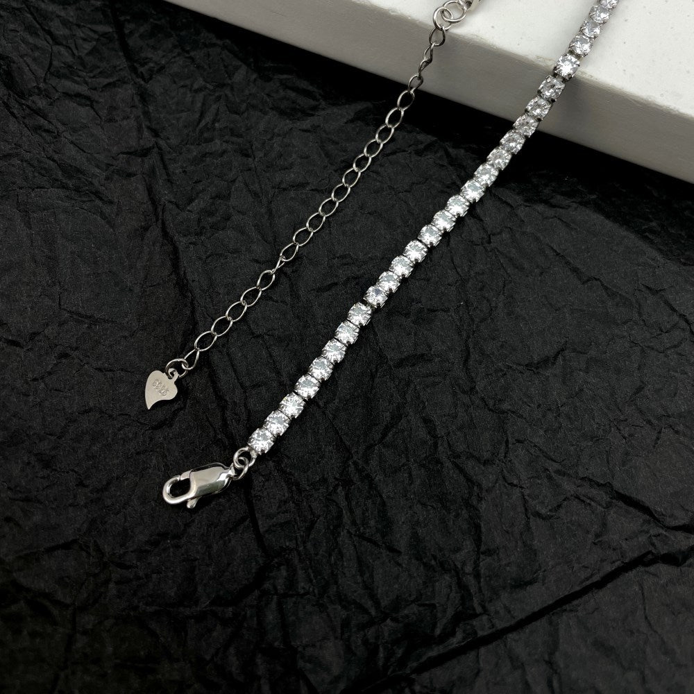 Alison, 925 Sterling Silver Tennis Chain