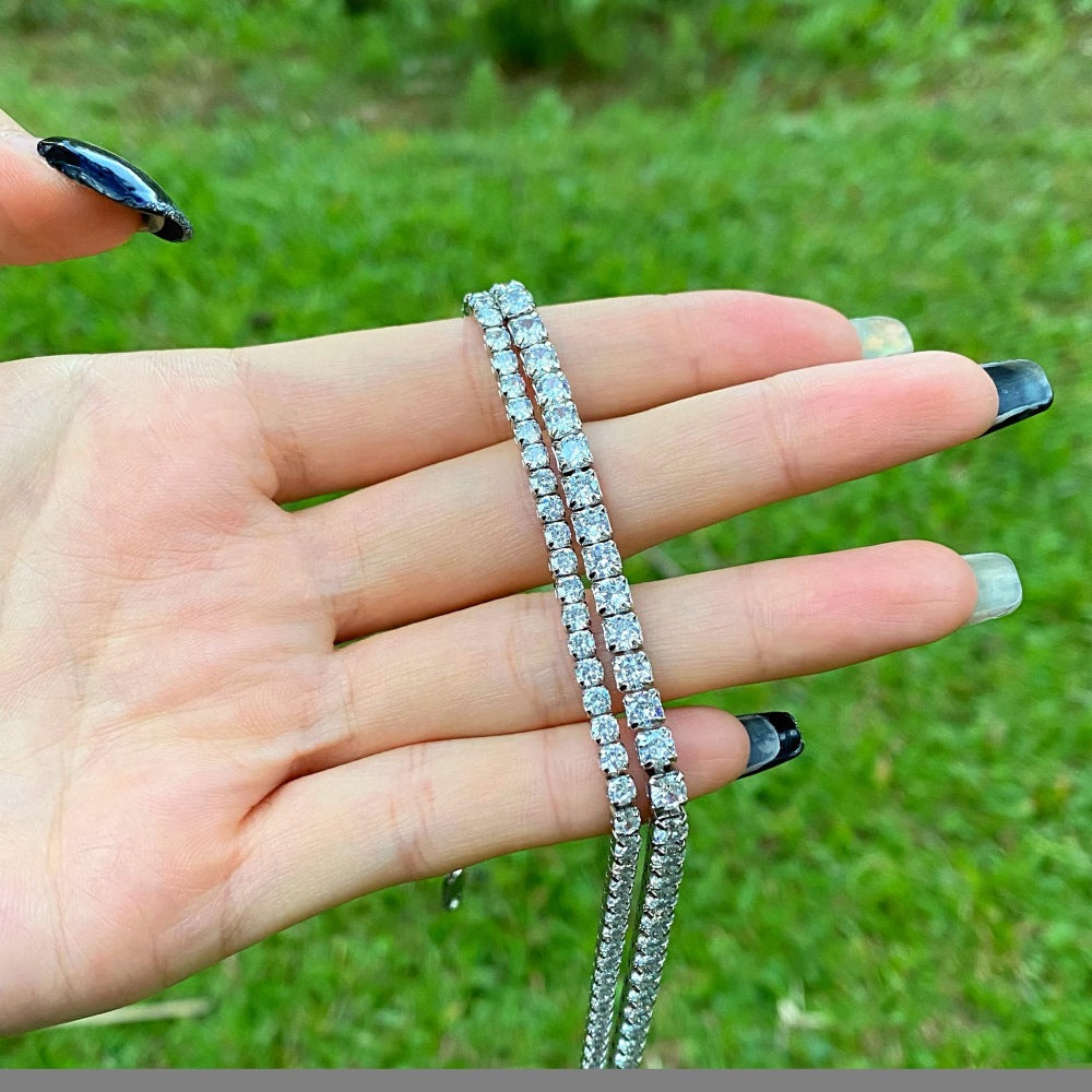 Alison, 925 Sterling Silver Tennis Chain